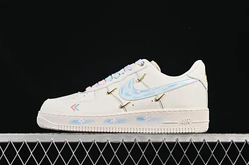 All categories Nk Air Force 1 Air Force series Nk Air Force 1 Low Air Force low top Nike Air Force 1'07 Low "Monet Impression" Hand-painted graffiti Monet impression Air Force One custom casual sneakers FV3654-211